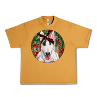 Peanut Butter Christmas Bull Terrier Urban Heavy Tee - RanaPortraitStore