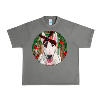 Tornado Christmas Bull Terrier Urban Heavy Tee - RanaPortraitStore