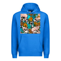 True Royal american yorkshire pig seamless pattern Premium Hoodie - FaDigitalArtStudio
