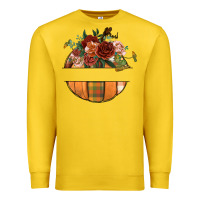 Lemon customize floral pumpkin Premium Sweatshirt - BundleAndBundleShop