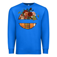 True Royal customize floral pumpkin Premium Sweatshirt - BundleAndBundleShop