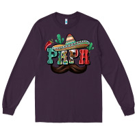 Plum Mexican Papa Long Sleeve Tee - texasbilliewilder