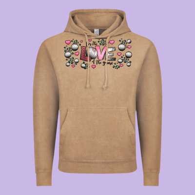 For The Love Of The Game  Volleyball Vintage Hoodie Designed By Jasminsmagicworld
