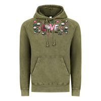Vintage Olive for the love of the game  volleyball Vintage Hoodie - Jasminsmagicworld