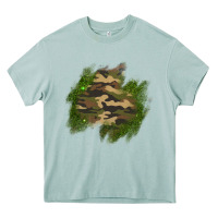 Arona camouflage glitter patch Heavy Core Tee - AdoDesignShop