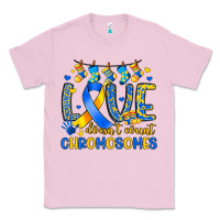 Bubblegum Pink love doesn t count chromosomes Classic Tee - Artiststas