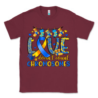 Burgundy love doesn t count chromosomes Classic Tee - Artiststas
