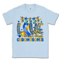 Dusty Blue love doesn t count chromosomes Classic Tee - Artiststas