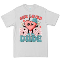 Dove Grey one loved dude Premium Tee - MaliasSmallBusiness