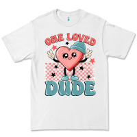 White one loved dude Premium Tee - MaliasSmallBusiness