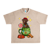 French Oak Christmas coffee cup with Labrador Urban Heavy Tee - RanaPortraitStore