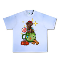 Grape Ice Christmas coffee cup with Labrador Urban Heavy Tee - RanaPortraitStore