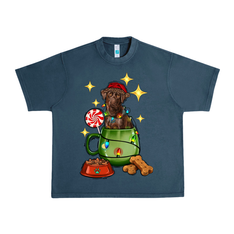 Christmas Coffee Cup With Labrador Urban Heavy Tee by RanaPortraitStore | Teevron