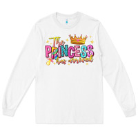 White the princess has arrived Long Sleeve Tee - NancyCooperArtShop