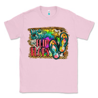 Bubblegum Pink life is better in flip flops Classic Tee - JahusDesignShop