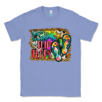 Colony Blue life is better in flip flops Classic Tee - JahusDesignShop