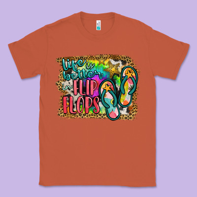 Life Is Better In Flip Flops Classic Tee Designed By Jahusdesignshop
