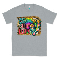 Heather Grey life is better in flip flops Classic Tee - JahusDesignShop