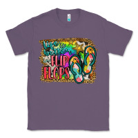 Lavender life is better in flip flops Classic Tee - JahusDesignShop