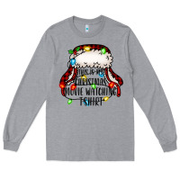 Heather Grey this is my Christmas movie watching Long Sleeve Tee - Jasminsmagicworld