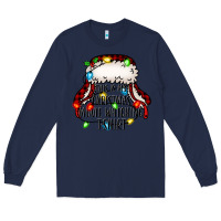 Navy this is my Christmas movie watching Long Sleeve Tee - Jasminsmagicworld