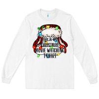 White this is my Christmas movie watching Long Sleeve Tee - Jasminsmagicworld