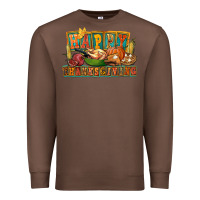 Chestnut happy thanksgiving Premium Sweatshirt - FaDigitalArtStudio