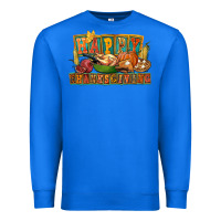 True Royal happy thanksgiving Premium Sweatshirt - FaDigitalArtStudio