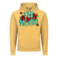 Vintage Mustard viva mexico long live mexico Vintage Hoodie - Jasminsmagicworld