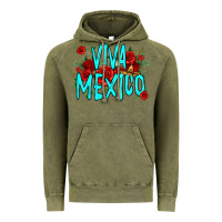 Vintage Olive viva mexico long live mexico Vintage Hoodie - Jasminsmagicworld