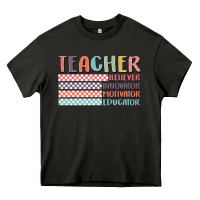 Asphalt retro teacher Heavy Core Tee - MaliasSmallBusiness