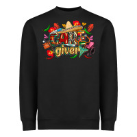 Black cinco de mayo caregiver Heavyweight Sweatshirt - CowGirlArtShop