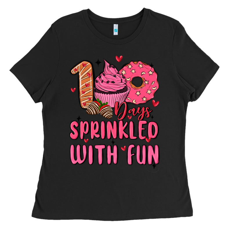 100 Days Sprinkled With Fun Ladies Tee by MaliasSmallBusiness | Teevron