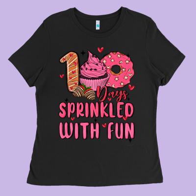 100 Days Sprinkled With Fun Ladies Tee Designed By Maliassmallbusiness