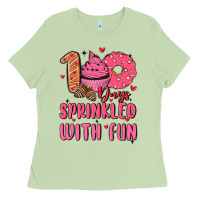 Matcha 100 days sprinkled with fun Ladies Tee - MaliasSmallBusiness