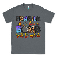 Charcoal Heather fragile like a bomb ready to explode Classic Tee - Artiststas
