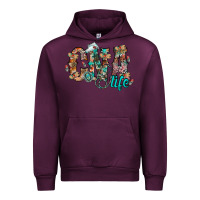 Mauve Wine cna life Urban Hoodie - RacoonDesign