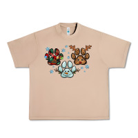Burro Christmas paws Urban Heavy Tee - RanaPortraitStore