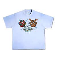 Grape Ice Christmas paws Urban Heavy Tee - RanaPortraitStore