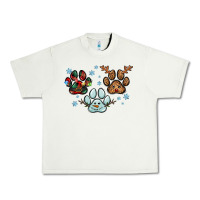 Pistachio Christmas paws Urban Heavy Tee - RanaPortraitStore