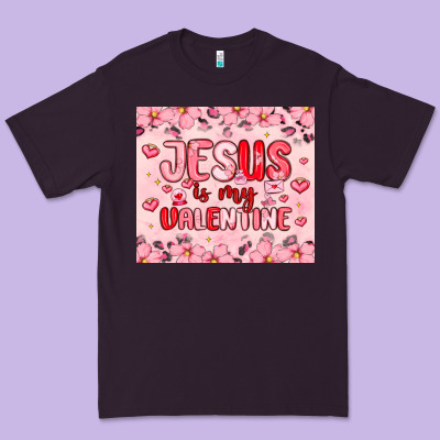 Jesus Is My Valentine Premium Tee Designed By Maliassmallbusiness