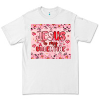 White jesus is my valentine Premium Tee - MaliasSmallBusiness