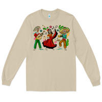 Mexican Skeletons Long Sleeve Tee | Teevron