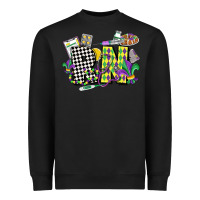 Black registered nurse mardi gras Heavyweight Sweatshirt - CowGirlArtShop