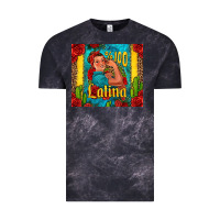 Cloud Black hundred percent latina strong woman Vintage Tee - Jasminsmagicworld