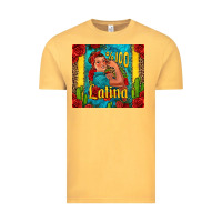 Vintage Mustard hundred percent latina strong woman Vintage Tee - Jasminsmagicworld
