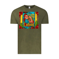 Vintage Olive hundred percent latina strong woman Vintage Tee - Jasminsmagicworld