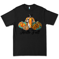 Black hello fall Premium Tee - JahusDesignShop