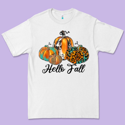 Hello Fall Premium Tee Designed By Jahusdesignshop