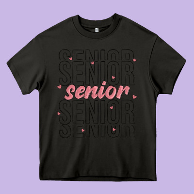 Senior Heavy Core Tee Designed By Maliassmallbusiness